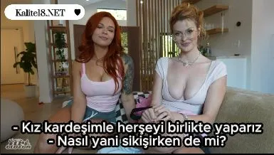 Kız kardeşlerle grup keyfisi – Fantezi porno filmi