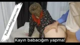 Temizlik yapan beyaz götlü gelini sikiyor – Türkçe porno